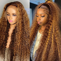 HD 4/27 CURLY LACE FRONT WIG