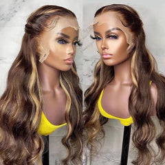 HD 4/27BODY WAVE LACE FRONT WIG