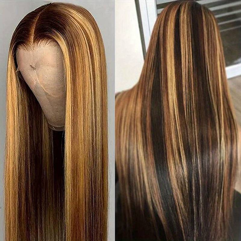 HD 4/27 STRAIGHT LACE FRONT WIG